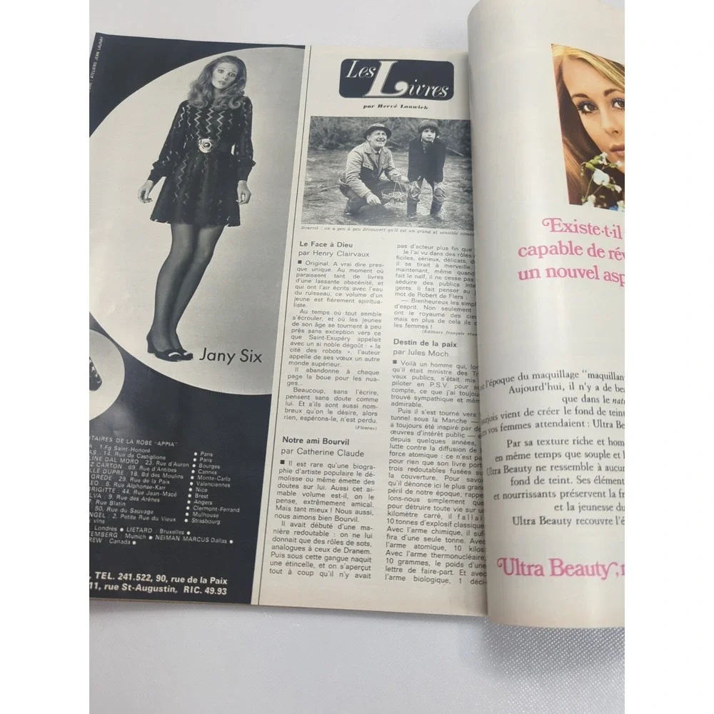 Jours De France Magazine 1969‎ Special XV Anniversaire Marie Jose Nat